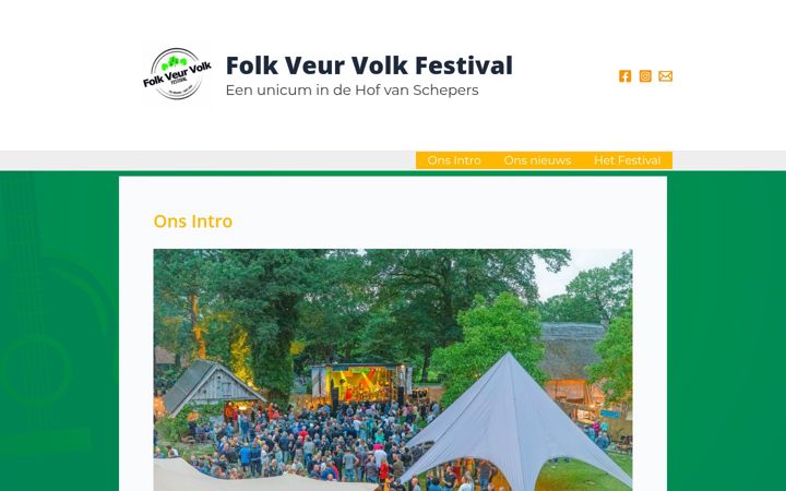 Screenshot of folkveurvolk.nl
