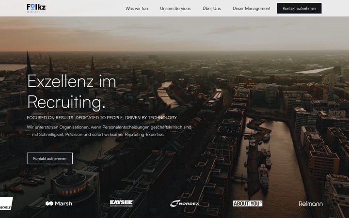 Screenshot ta' folkz.de