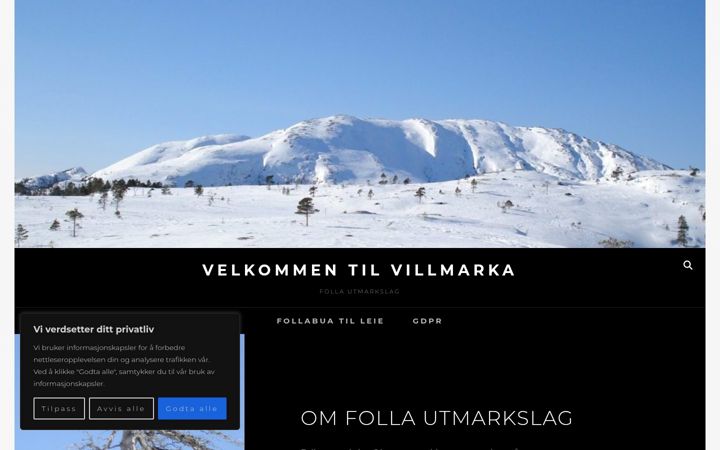 Screenshot of folla-utmarkslag.no
