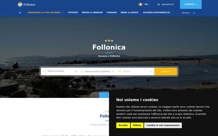 Screenshot of follonica.com