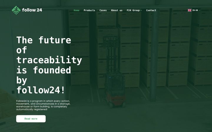 Screenshot of follow24.io