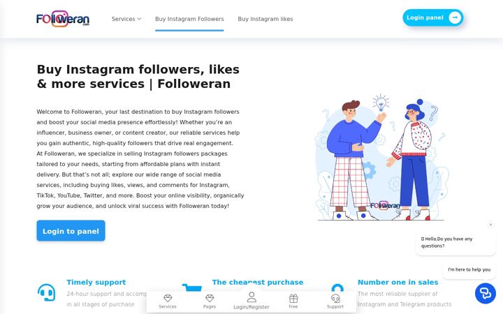 Screenshot of followeran.com