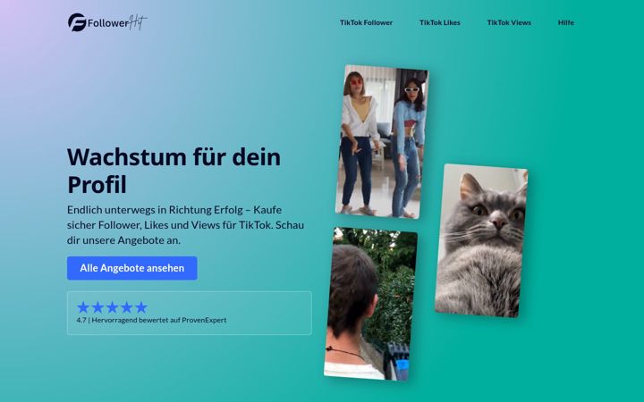 Screenshot ta' followerhit.de