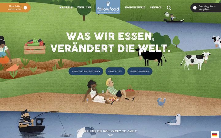 Screenshot ta' followfood.de