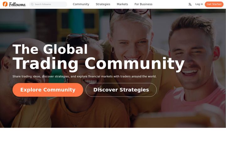 Screenshot of followme.com