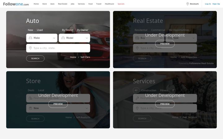 Screenshot of followone.com