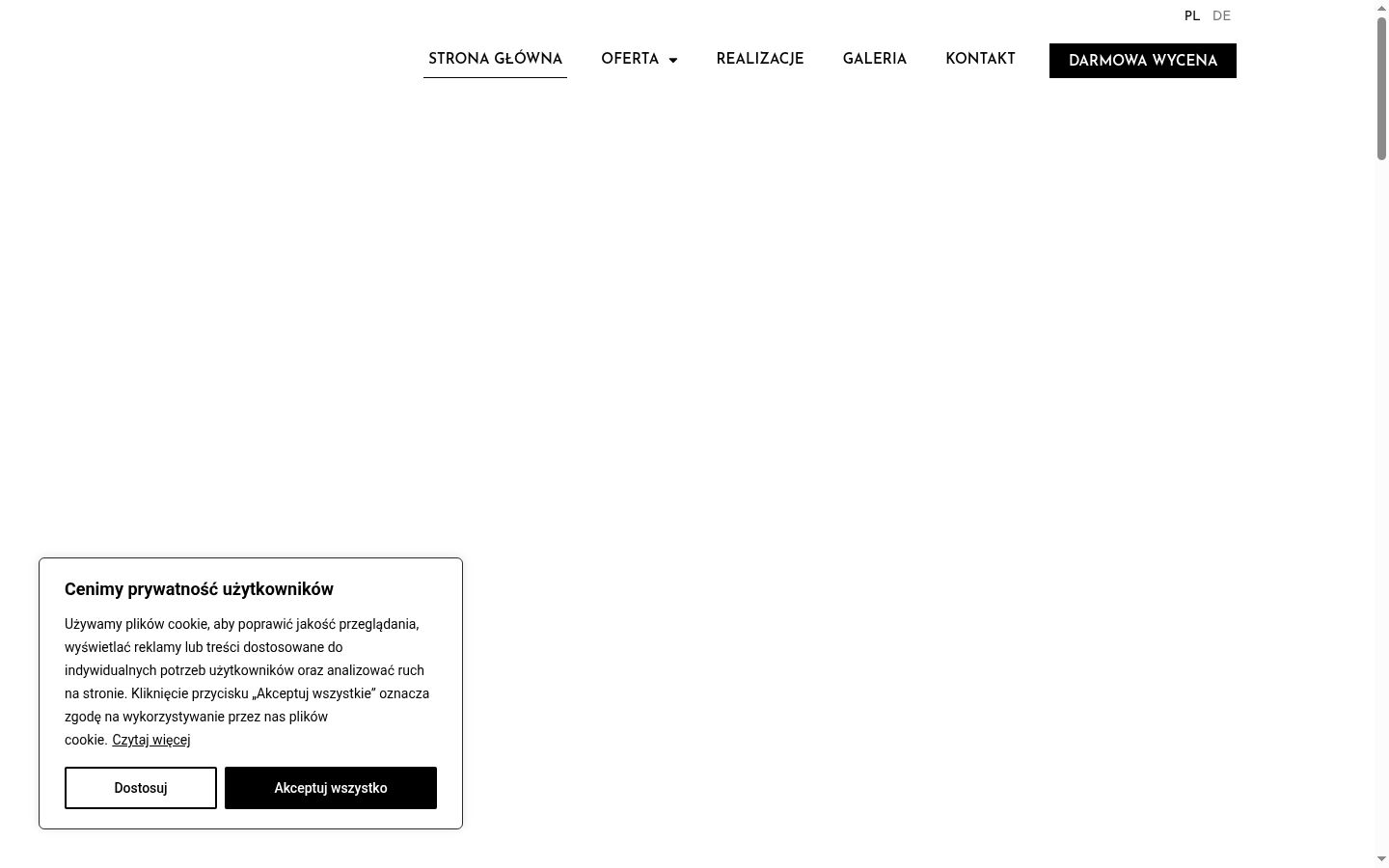 Capture d'écran de la bannière de consentement affichée avant toute interaction