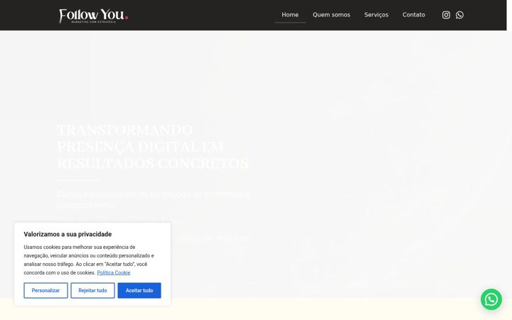 Screenshot of followyoumkt.com.br