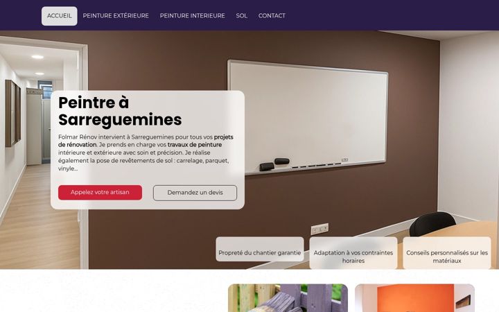 Screenshot of folmar-renov.fr