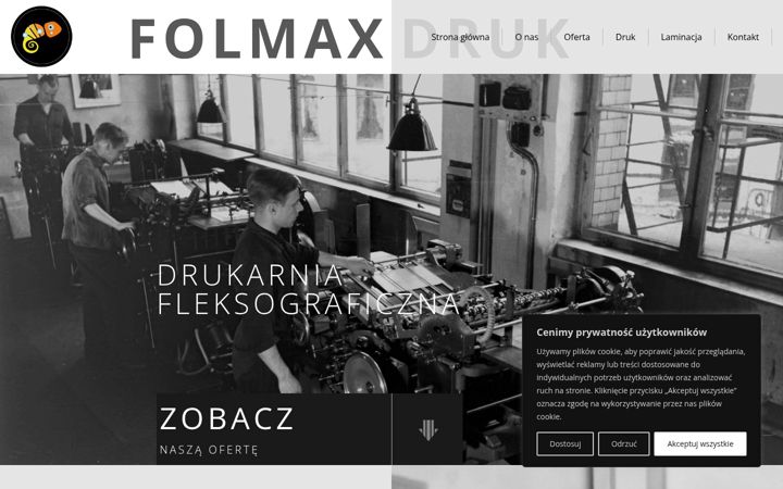 Screenshot of folmaxdruk.pl