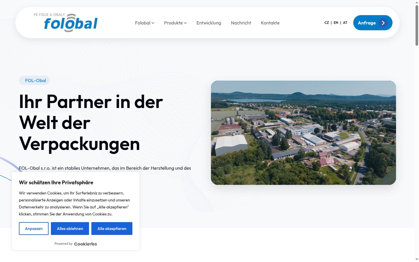 Screenshot tal-banner tal-kunsens muri qabel kwalunkwe interazzjoni