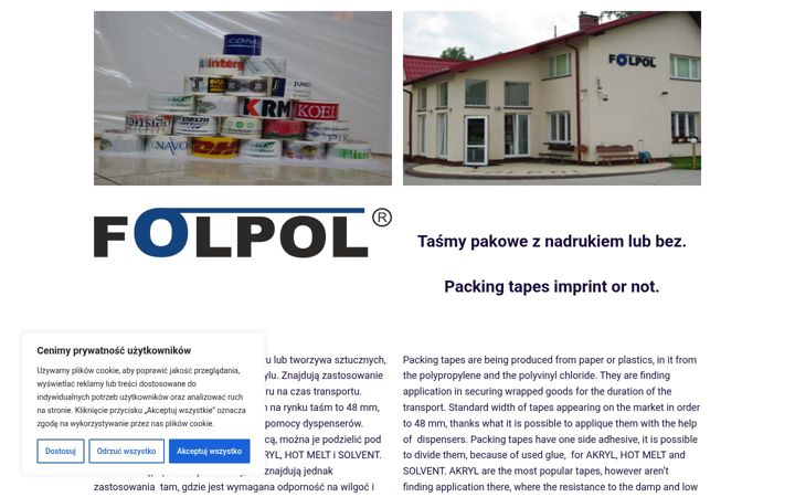 Screenshot of folpoltape.pl