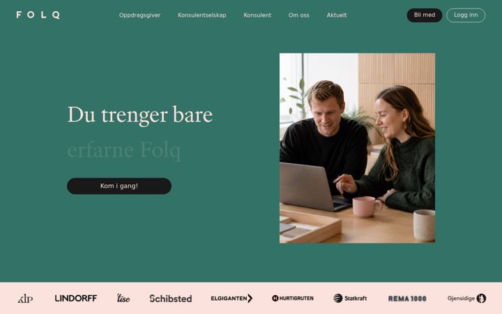 Screenshot of folq.no