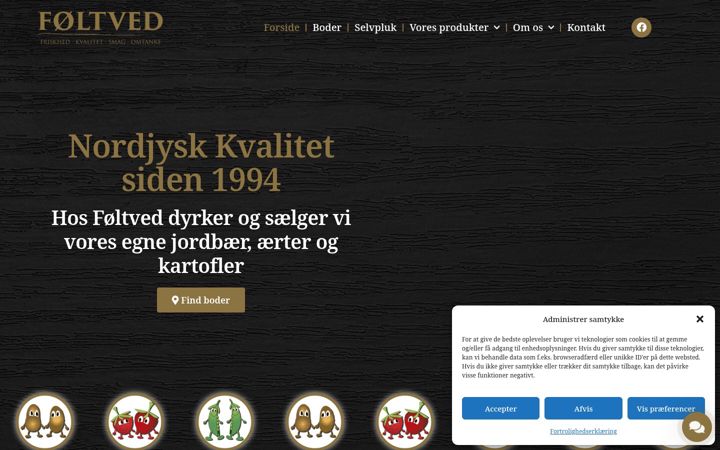 Screenshot of foltved.dk