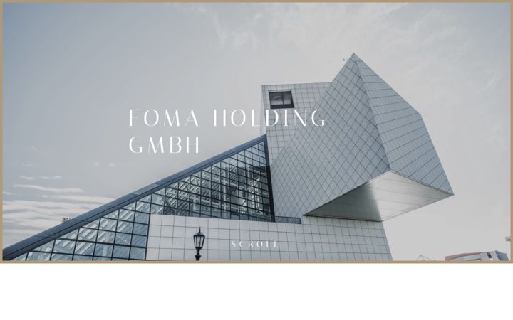 Screenshot of foma-holding.at