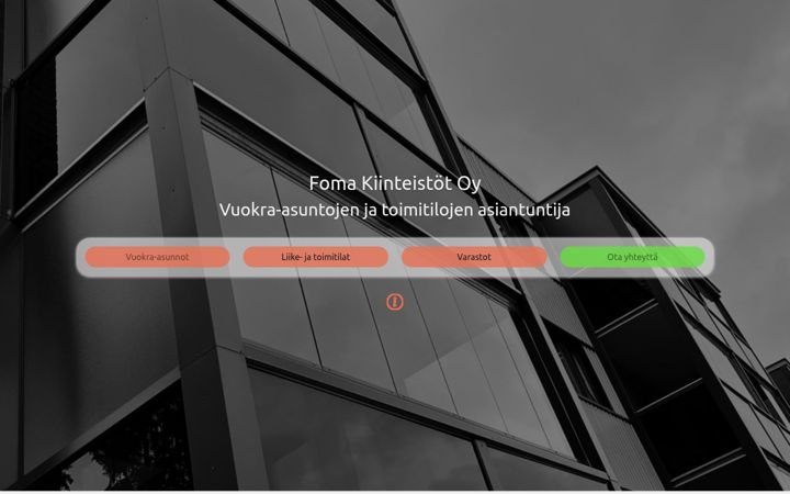 Ekrano kopija fomakiinteistot.fi