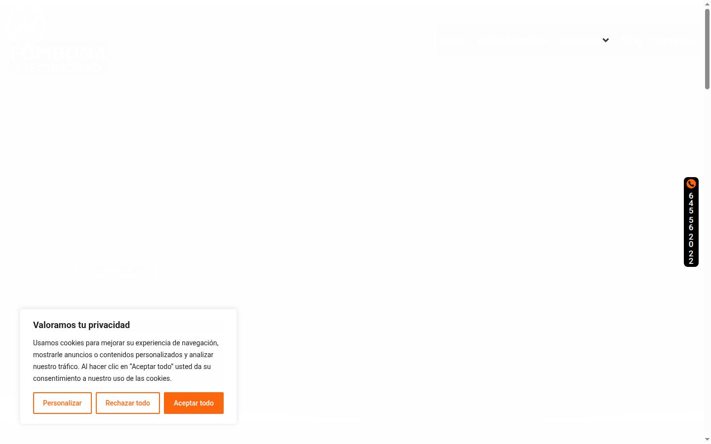 Screenshot tal-banner tal-kunsens muri qabel kwalunkwe interazzjoni