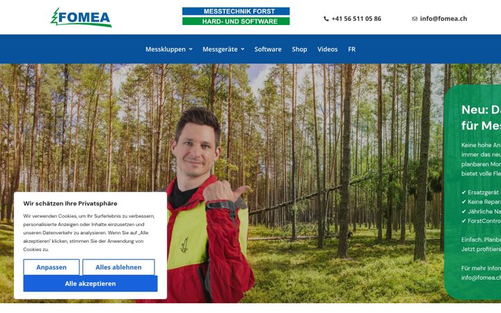 Screenshot of fomea.ch