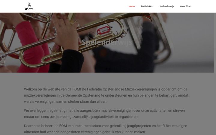 Screenshot of fomopsterland.nl
