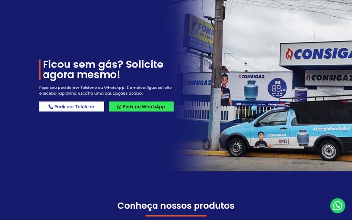 Screenshot of fonagaseagua.com.br
