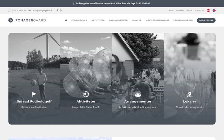 Screenshot of fonagergaard.dk