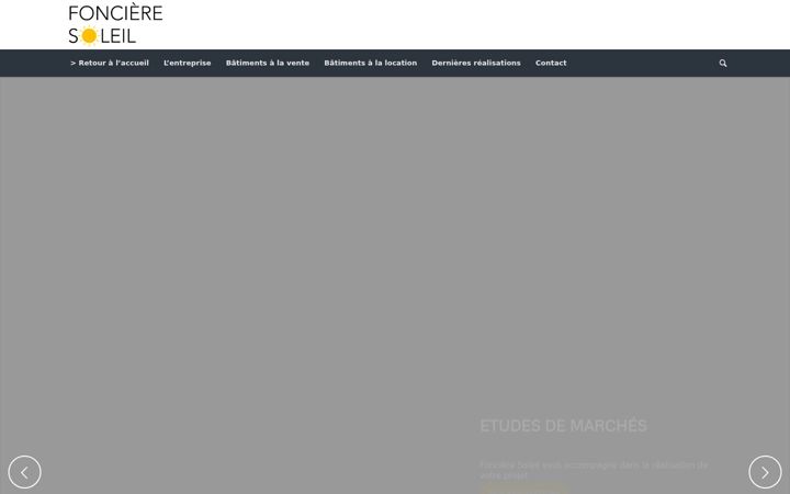 Screenshot of foncieresoleil.com