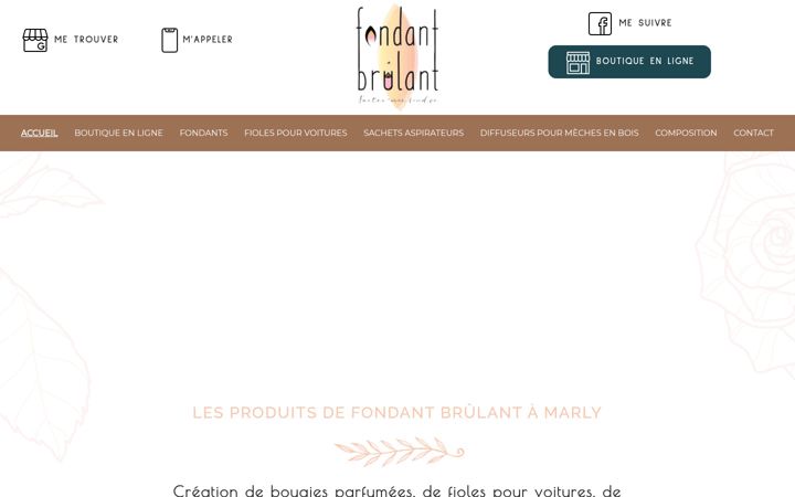 Screenshot of fondantbrulant.fr