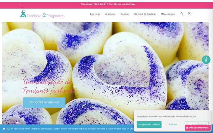 Screenshot of fondants-2-fragrances.fr