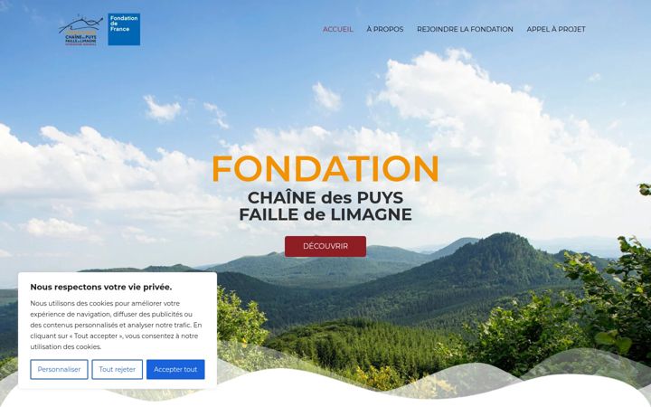 Screenshot of fondation-chainedespuys.com