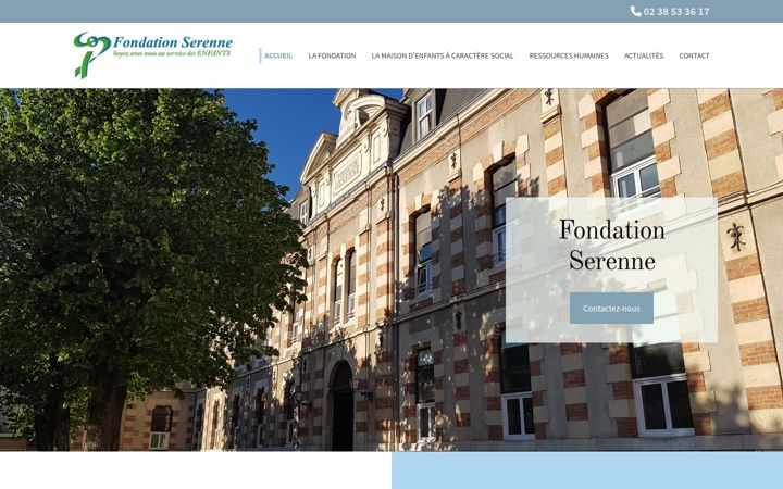 Screenshot of fondation-serenne.fr