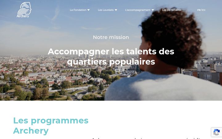 Screenshot of fondationarchery.fr