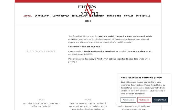 Képernyőkép: fondationbervelt.be