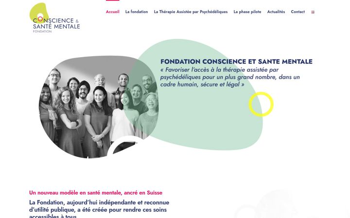 Screenshot of fondationcsm.org