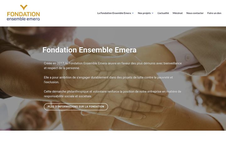 Screenshot of fondationensembleemera.fr