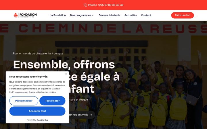 Screenshot of fondationfdd.org