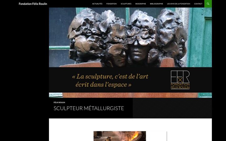 Screenshot of fondationfelixroulin.be