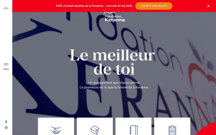 Zrzut ekranu fondationkeranna.ca