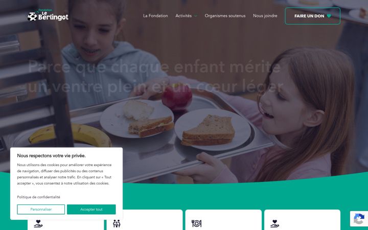 Screenshot of fondationleberlingot.com