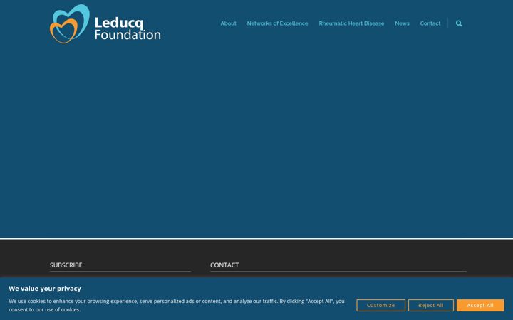 Screenshot of fondationleducq.org