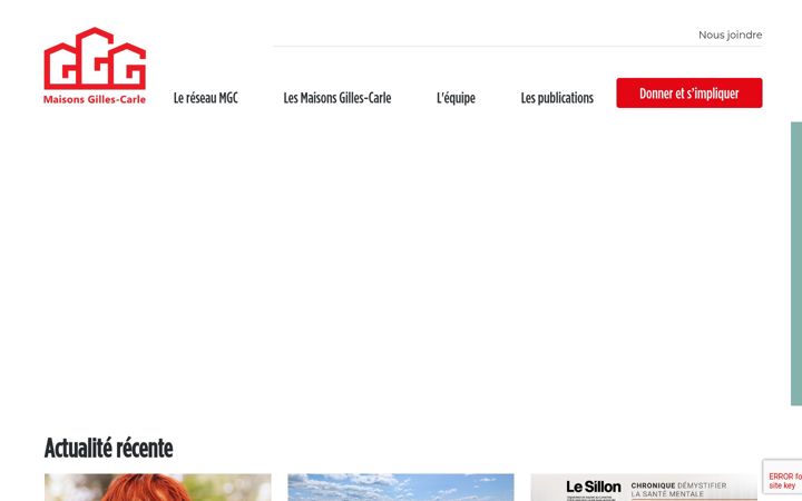 Screenshot of fondationmaisongillescarle.org