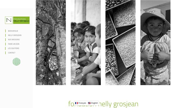 Screenshot of fondationnellygrosjean.org