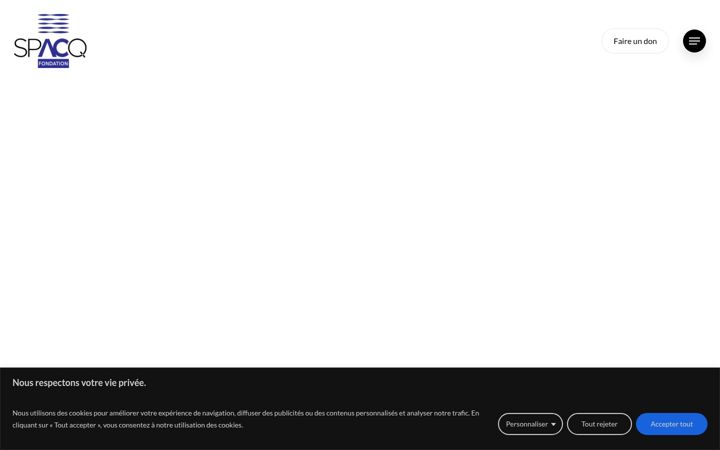Screenshot of fondationspacq.com
