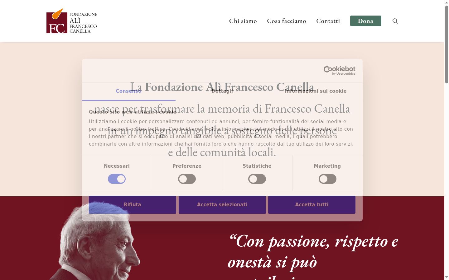 Sutikimo reklamjuostės, rodytos prieš bet kokią sąveiką, ekrano kopija