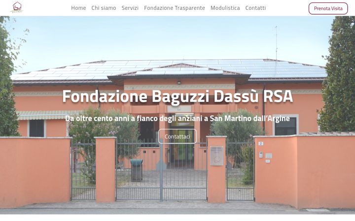 Screenshot van fondazionebaguzzidassu.it