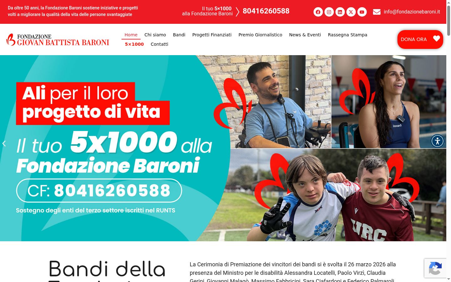 Screenshot tal-banner tal-kunsens muri qabel kwalunkwe interazzjoni