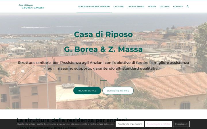 Screenshot van fondazioneboreasanremo.it
