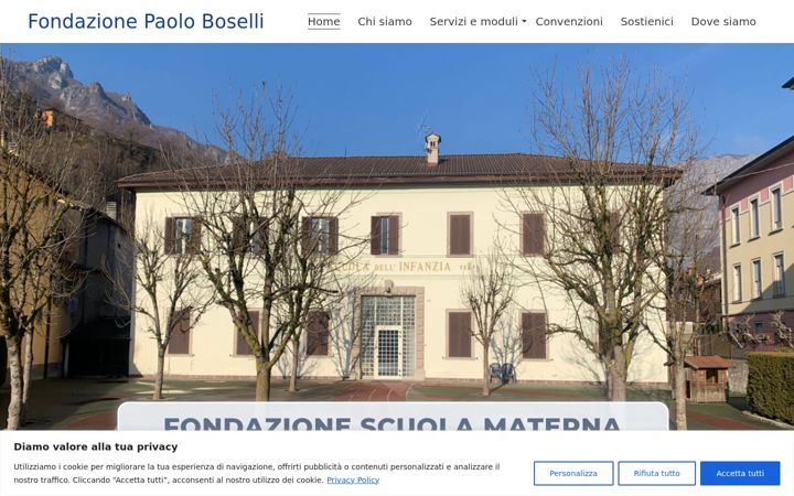 Screenshot of fondazioneboselli.it