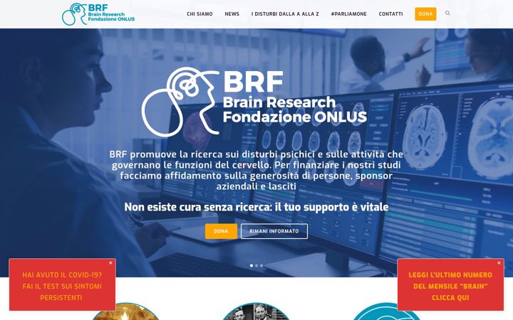 Screenshot of fondazionebrf.org