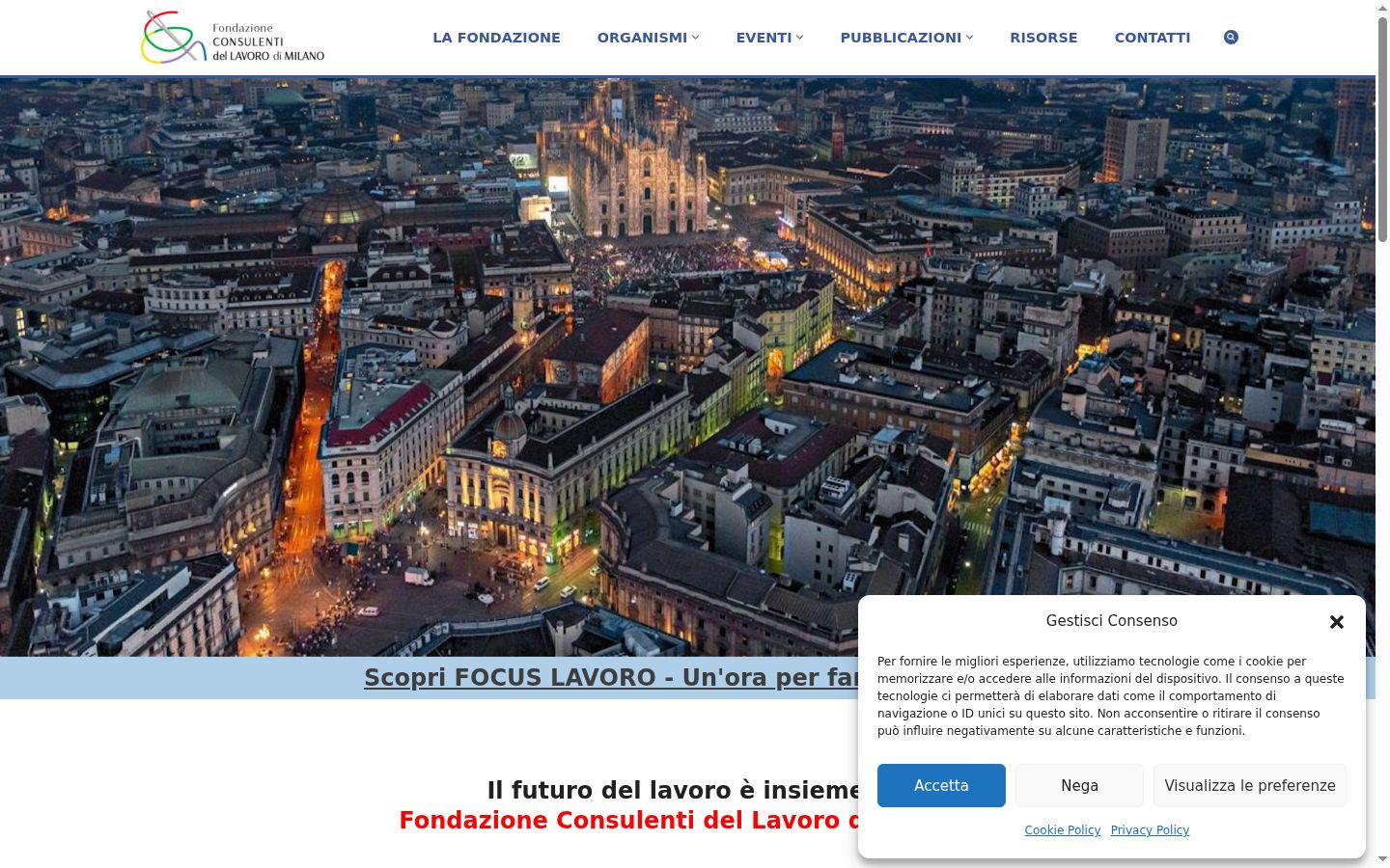 Snimka zaslona bannera za privolu prikazanog prije bilo kakve interakcije