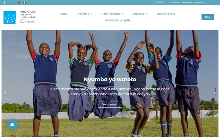 Screenshot of fondazionechincherini.it